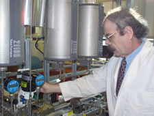 Nazim Muradov working in lab