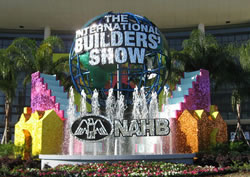 Photo of the International Builders Show sign.